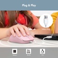 Mus Kids USB-A Optisk Rosa