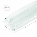 Kabelstrumpa med dragkedja Ø50mm 2m Vit
