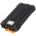 PowerBank 10.000 mAh 20W PD Solcell Svart 