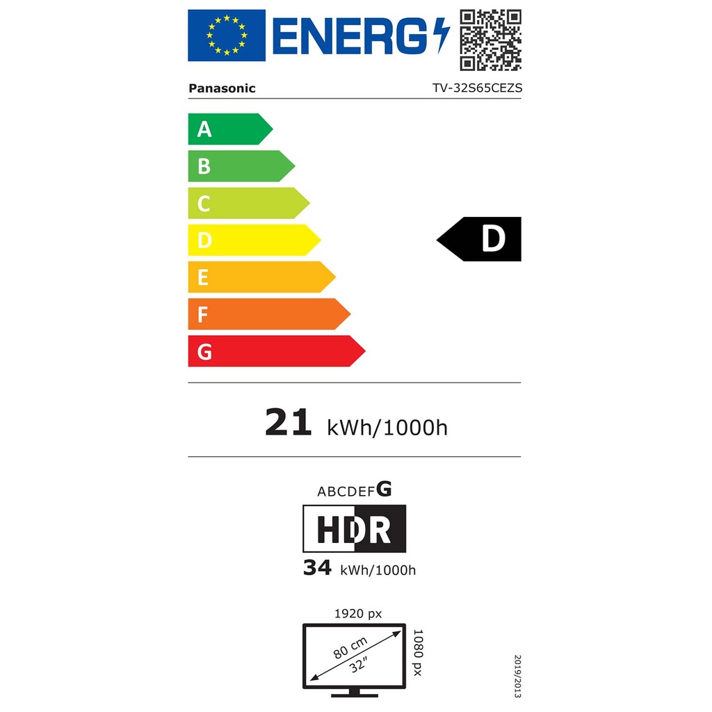 TV 32" 2K QLED+ Fire TV TV-32S65CEZS Svart