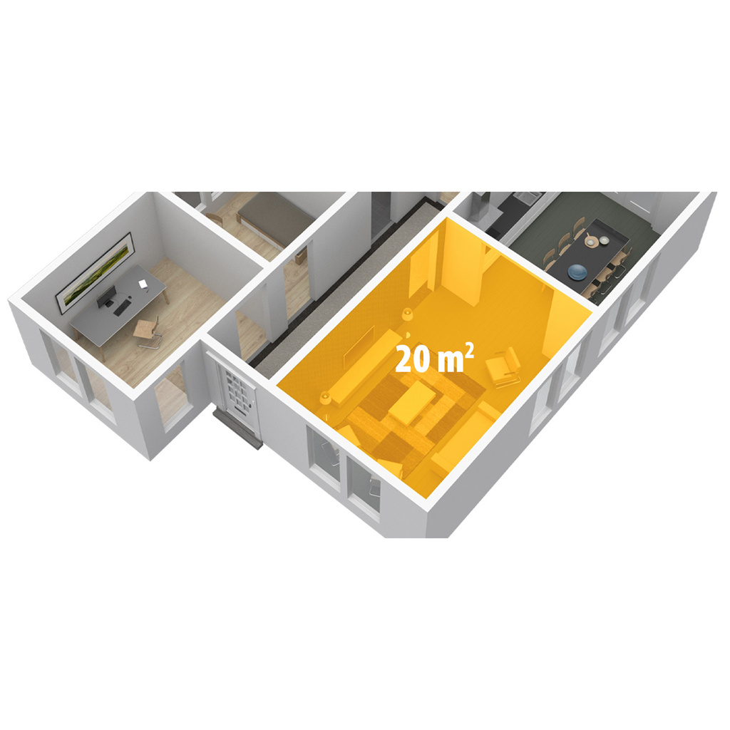 Konvektor Element 1500W Justerbar Temostat