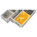 Konvektor Element 1500W Justerbar Temostat