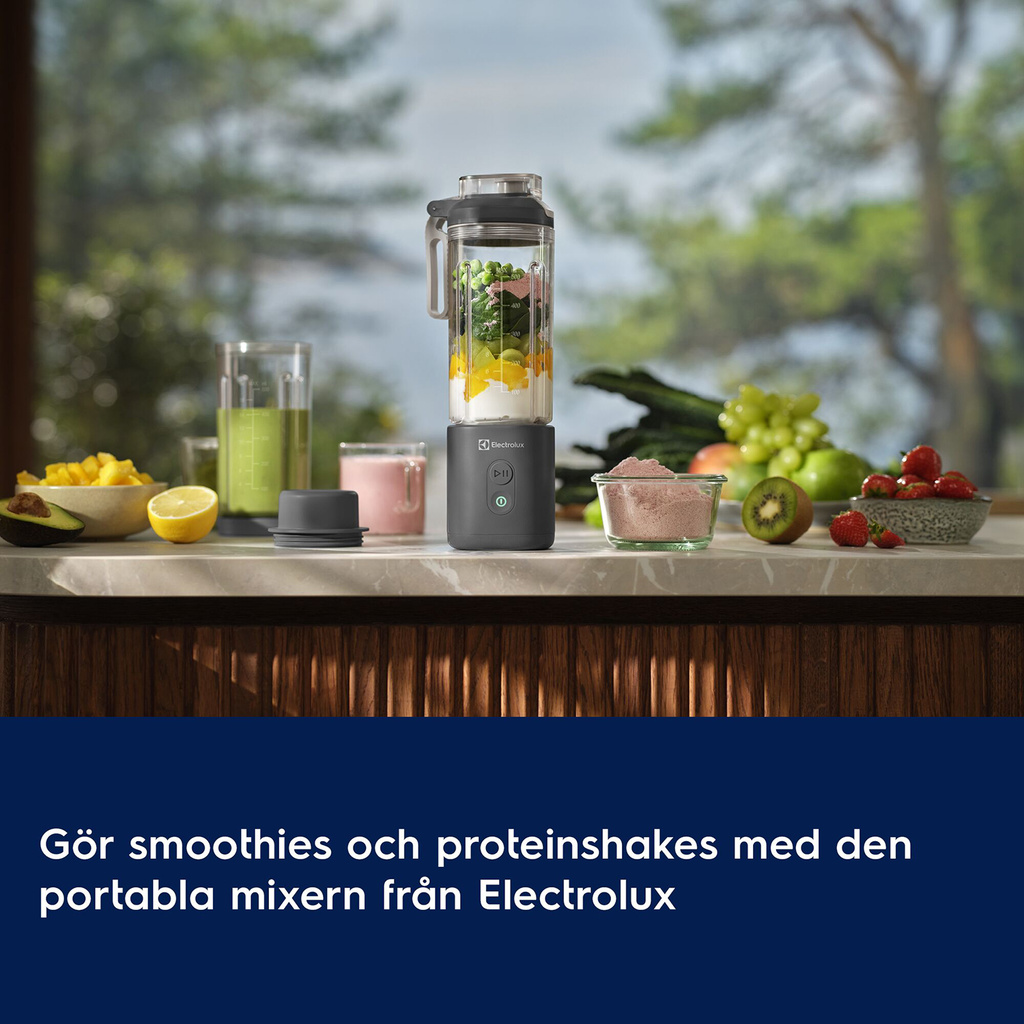 Mixer Portabel 0,7L E4BP1-2CG charcoal gray USB-C