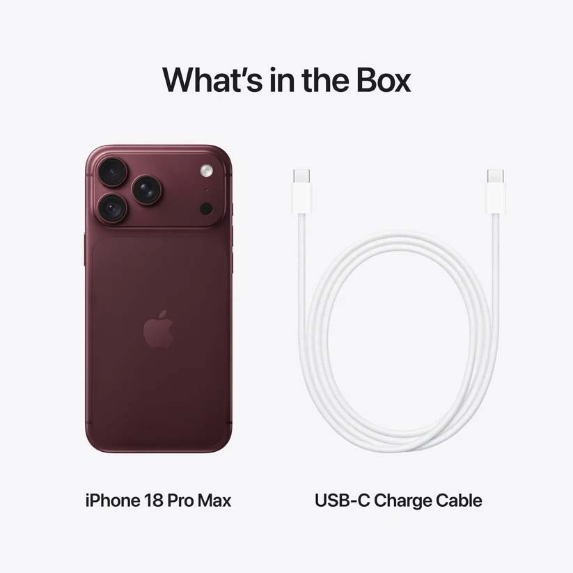 iPhone 18 Pro Max 256GB Burgundy