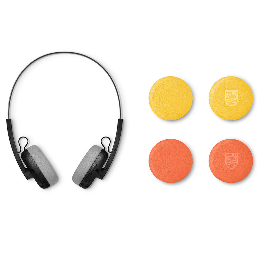 Hörlur On-Ear Retro design Bluetooth Svart
