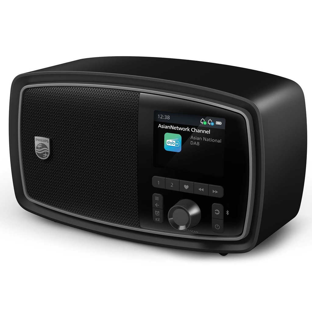 Radio DAB+/FM Bluetooth Batteri Svart
