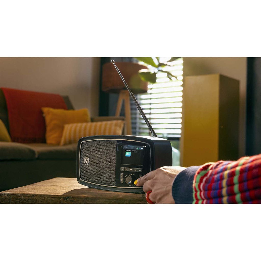 Radio DAB+/FM Bluetooth Batteri Svart