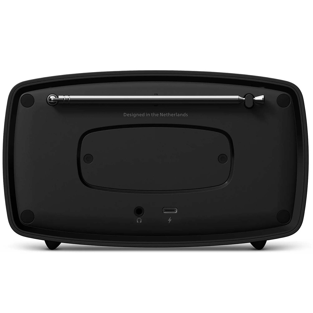 Radio FM Bluetooth Batteri Svart
