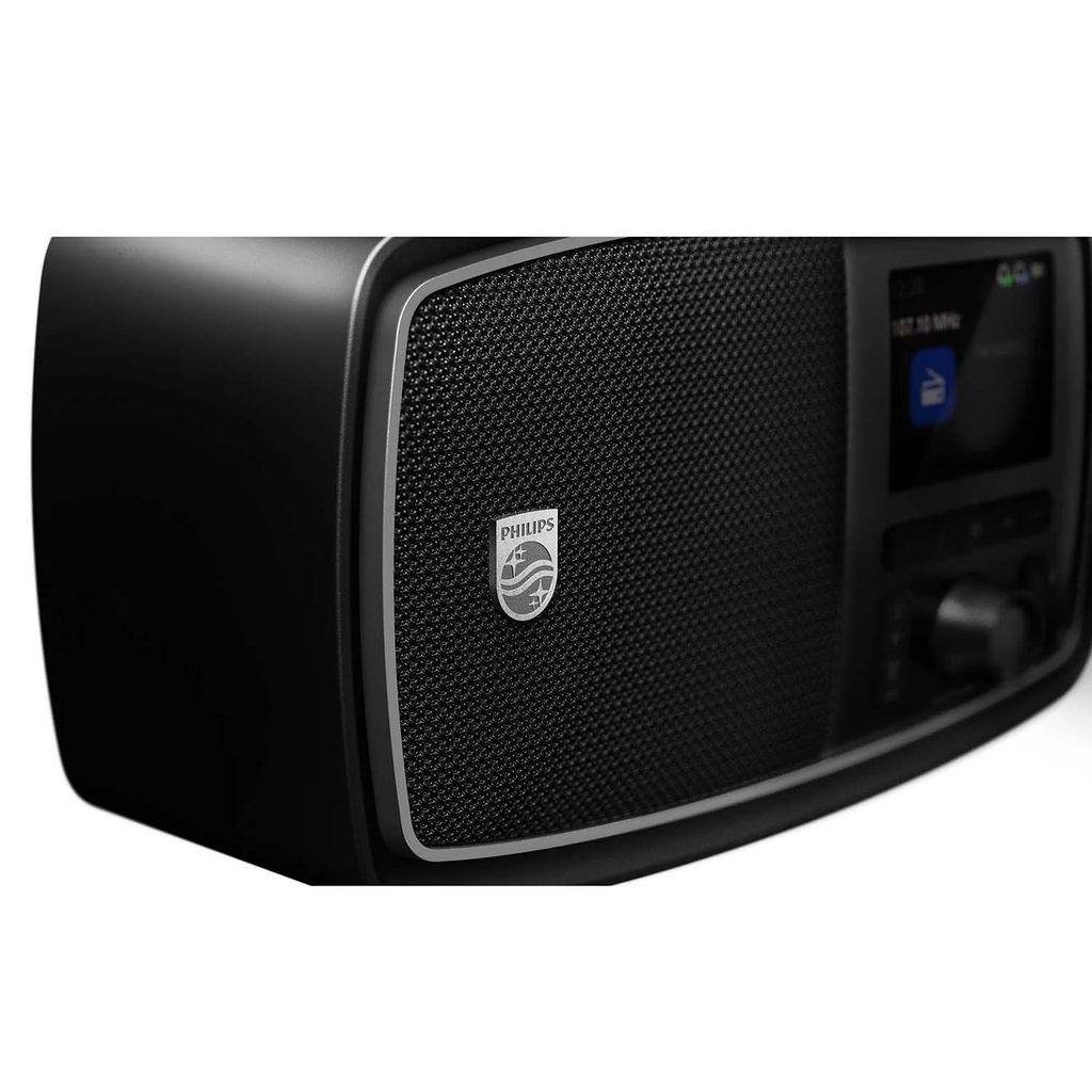 Radio FM Bluetooth Batteri Svart
