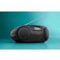 Boombox CD FM-radio USB Bluetooth Svart