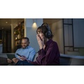 Hörlurar Trådlösa 30 m räckvidd 30h speltid Svarta