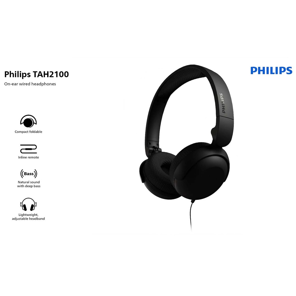 Hörlurar On-Ear Kabel USB-C/3.5mm Svart