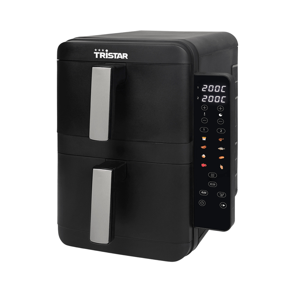 Airfryer Stapel 2X4,5L FR-9074 LED Dubbel 