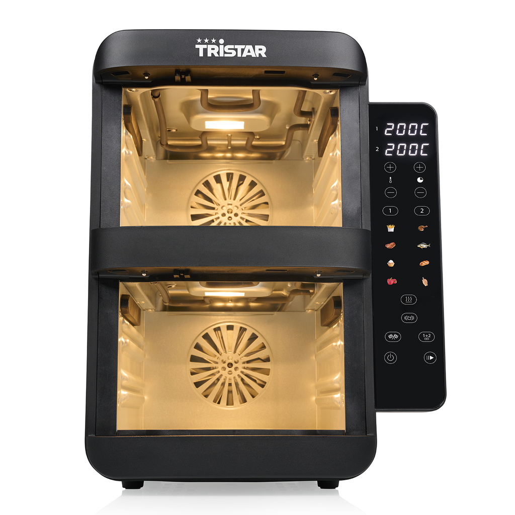 Airfryer Stapel 2X4,5L FR-9074 LED Dubbel 