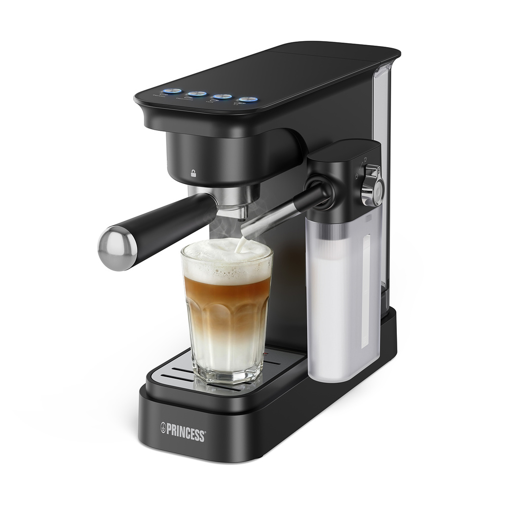 Espressomaskin med mjölkskummare 249422 20bar