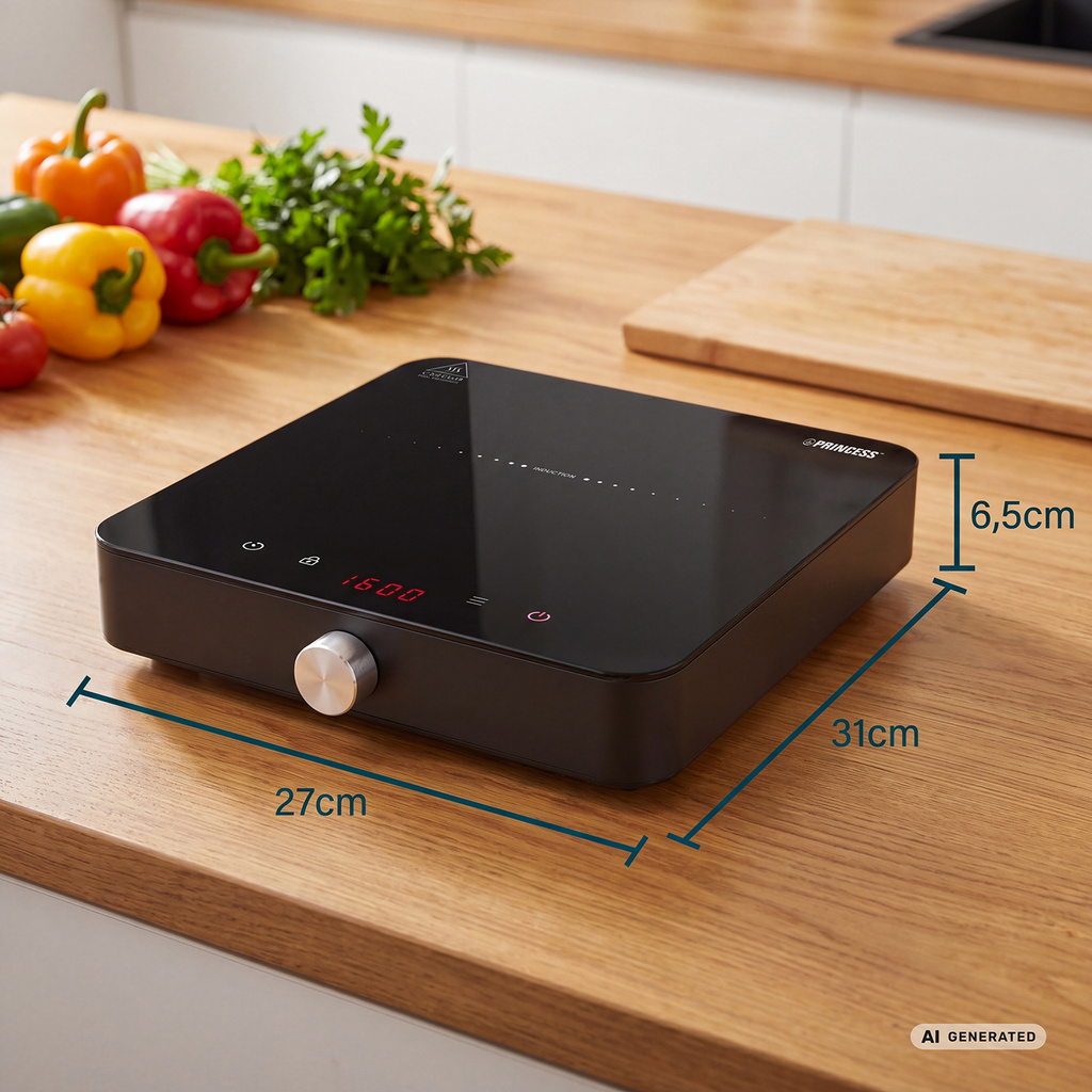 Induktionskokplatta enkel 303012 2000W
