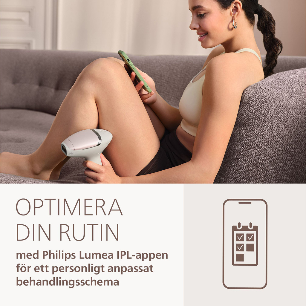 IPL Lumea 8000-serien SenseIQ 2 munstycken Pearl Peach BRI932/00
