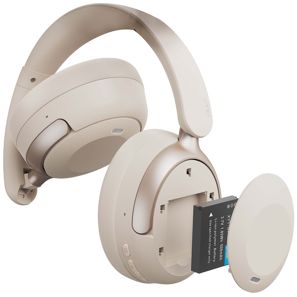 Hörlurar Over-Ear Hybrid ANC Serene Hush Pro II Cream