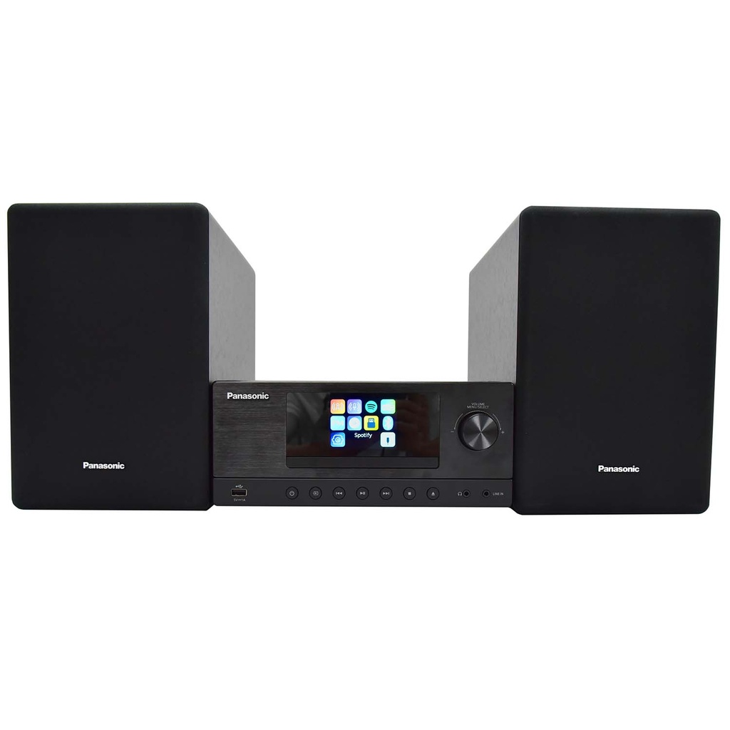 Stereo-system Mikro-format Radio/CD/Bluetooth Hi-Res Audio Wi-Fi SC-PM112E-K Svart