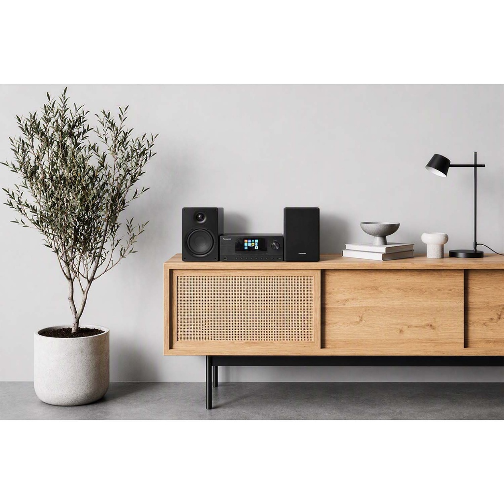Stereo-system Mikro-format Radio/CD/Bluetooth Hi-Res Audio Wi-Fi SC-PM112E-K Svart