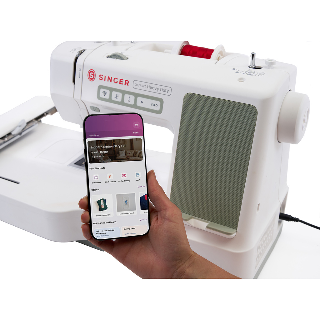 Sy- och broderimaskin Smart Heavy Duty 9125 inkl. broderikit