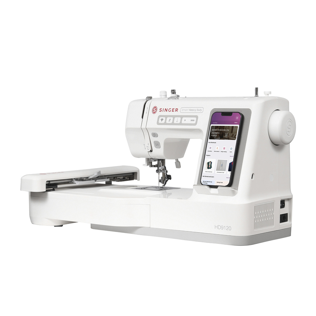 Sy- och broderimaskin Smart Heavy Duty 9125 inkl. broderikit