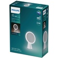 Portabel spegel med belysning 50lm Justerbar Vit