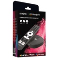 TV-box 4K WiFi/LAN Google TV LEAP-S4 Svart