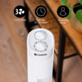 Pelarfläkt med timer 35W PF130 Vit