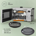 Mikrovågsugn 27L Kombiugn 1000W NN-CT57RMEPG