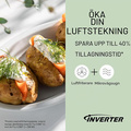 Mikrovågsugn 27L Kombiugn 1000W NN-CT57RMEPG
