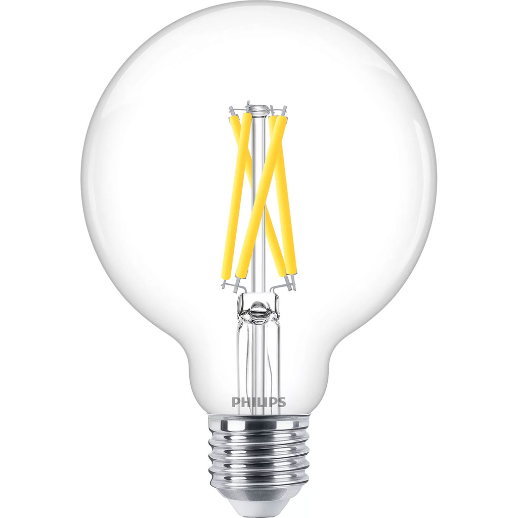 LED E27 Globe G95 5,9W (60W) Klar Dimbar WarmGlow 2200-2700K 806lm