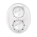 Pelarfläkt med timer 35W PF130 Vit