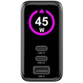 Laddare 45W PD/QC med display