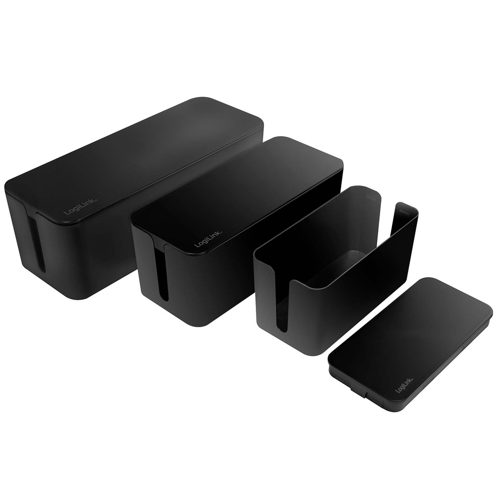 Cable box - Kabelgömma 3 storlekar Svart