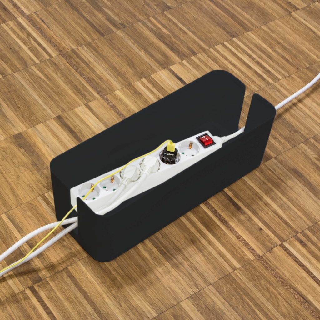 Cable box - Kabelgömma 3 storlekar Svart
