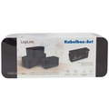 Cable box - Kabelgömma 3 storlekar Svart