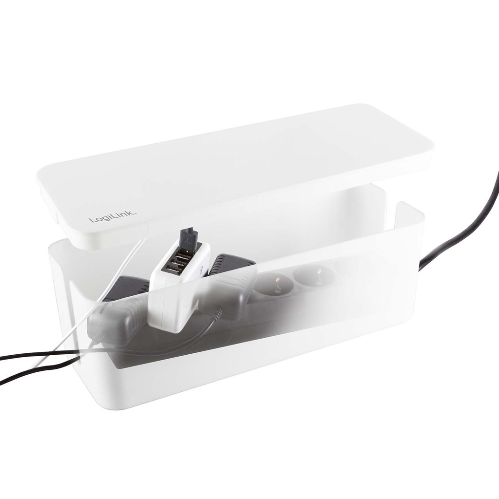 Cable box - Kabelgömma 3 storlekar Vit