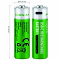 Laddningsbara AA-batterier med USB-C 2-pack