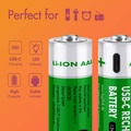 Laddningsbara AAA-batterier med USB-C 2-pack