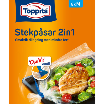 Stekpåsar M 2,5kg "Obs 20st KFP"