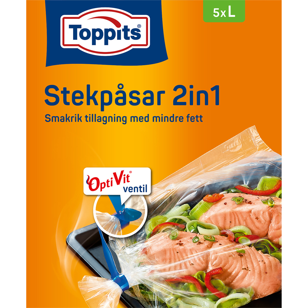 Stekpåsar L 5kg "Obs 20st KFP"