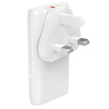 Reseladdare EU-US-UK USB-A/USB-C PD 65W Ojordad Klip Slim Multihead