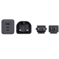 Reseladdare EU-US-UK USB-A/2xUSB-C PD 100W Ojordad Klip Pro Multihead