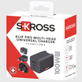 Reseladdare EU-US-UK USB-A/2xUSB-C PD 100W Ojordad Klip Pro Multihead
