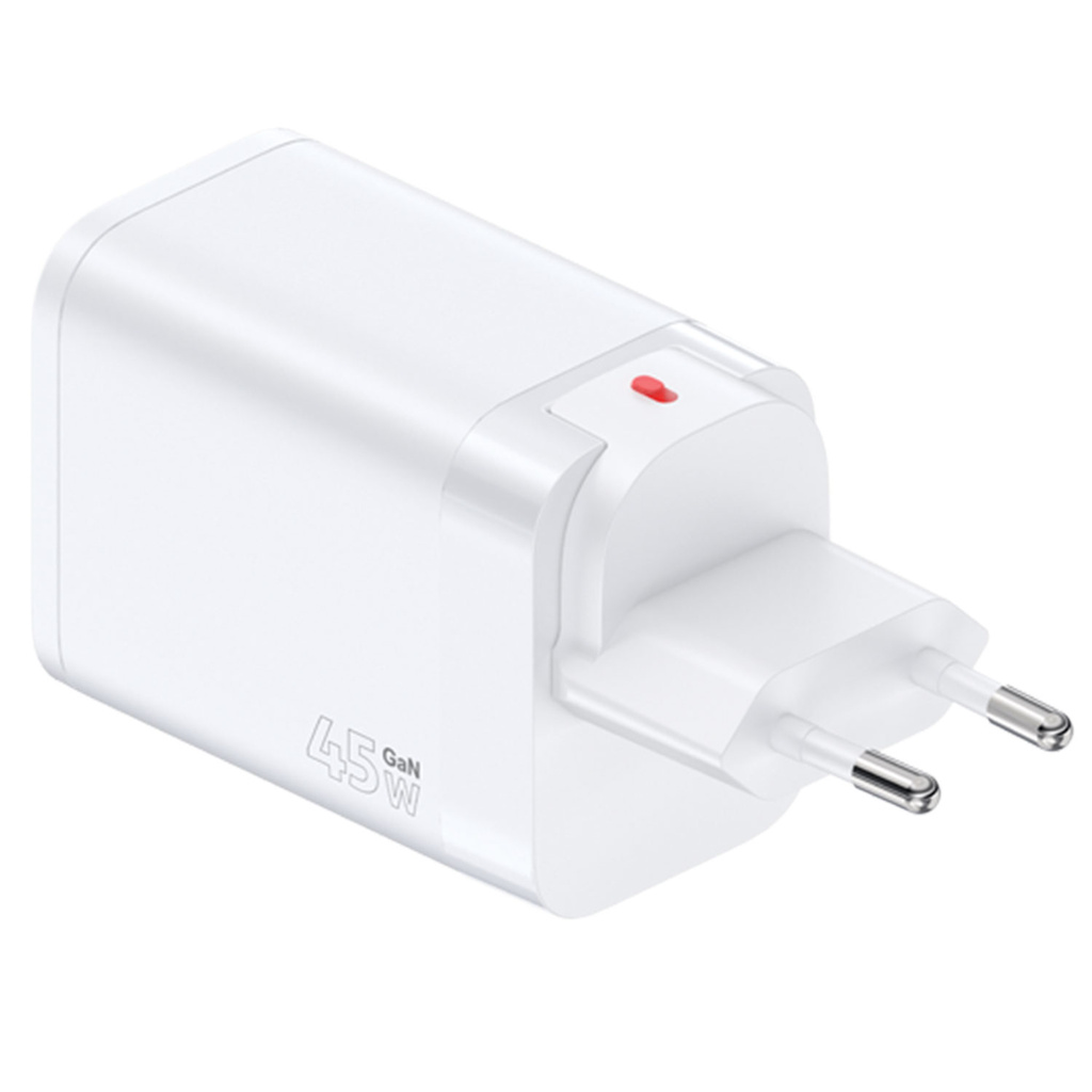 Reseladdare EU-US-UK USB-A/USB-C PD 45W Ojordad Klip Roll Multihead