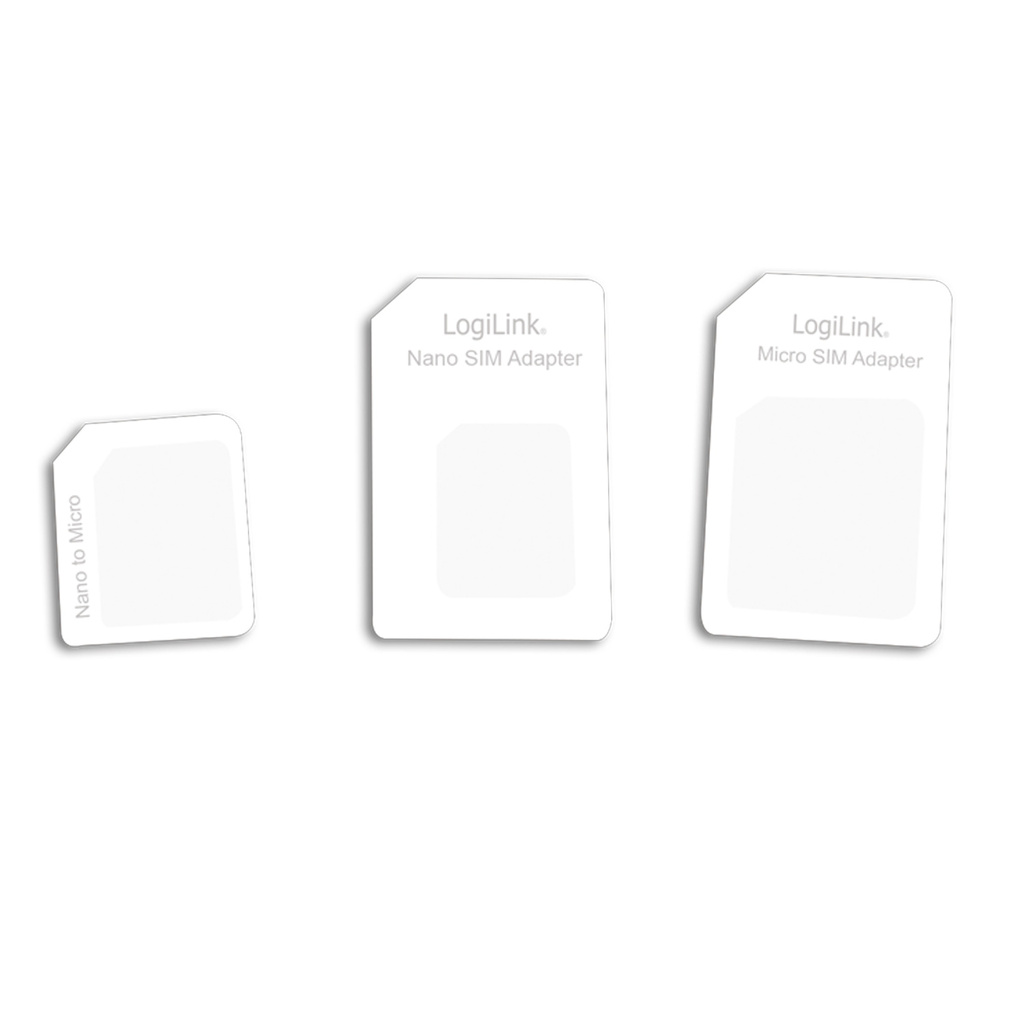 SIM-kortsadaptrar 3-pack