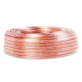 Speaker cable 2x0.75 mm² 25m Transparent