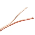 Speaker cable 2x1.5 mm² 100m Transparent