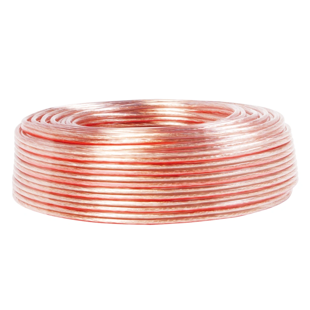 Högtalarkabel 2x2,5 mm² 25m Transparent